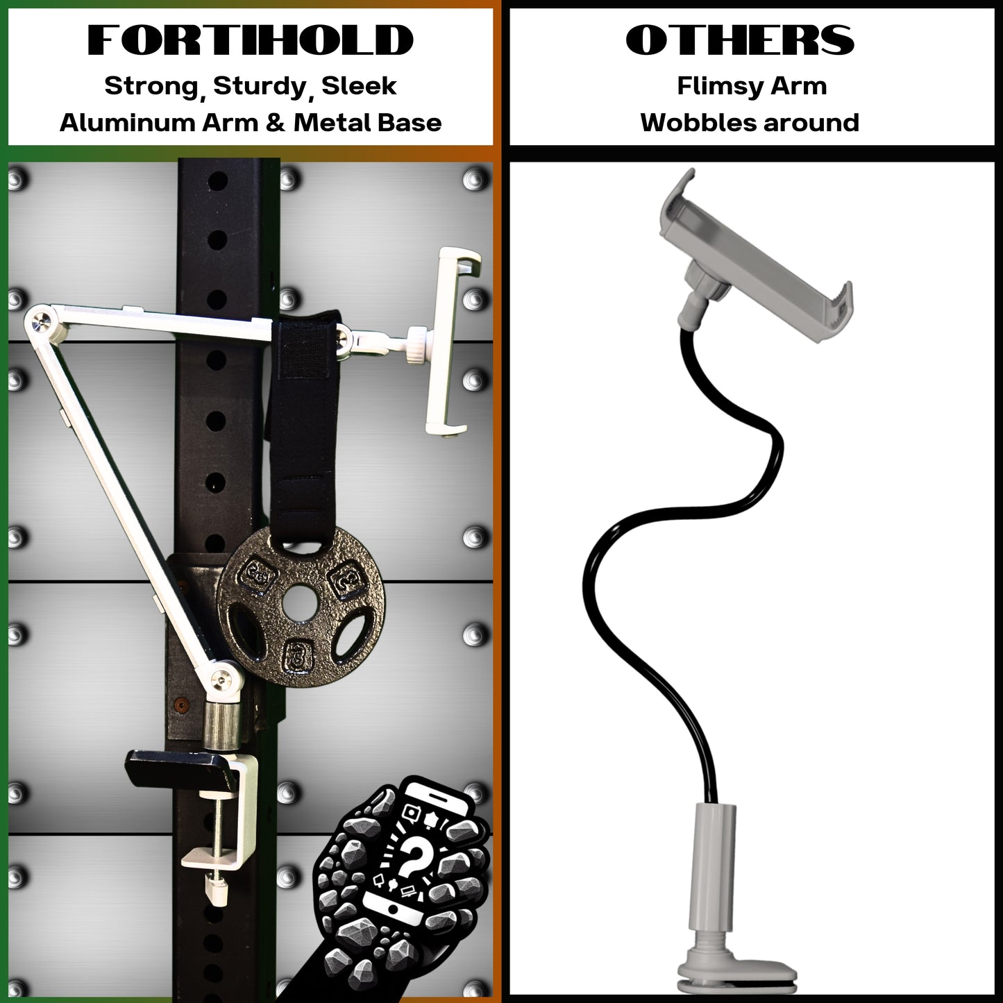 FortiHold Tablet Stand: Unlock Hands-Free Freedom & Ergonomic Comfort for Your Devices
