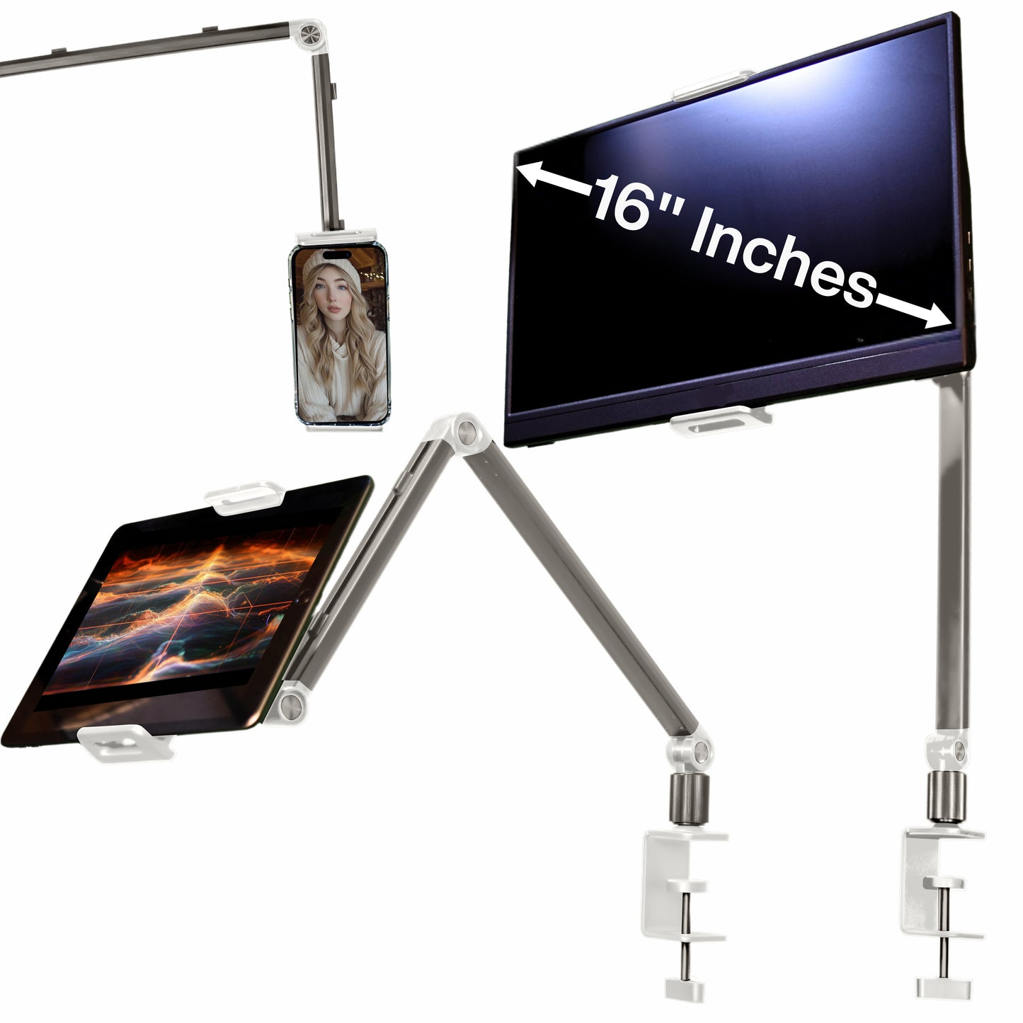 FortiHold Tablet Stand:  Unlock Hands-Free Freedom & Ergonomic Comfort for Your Devices